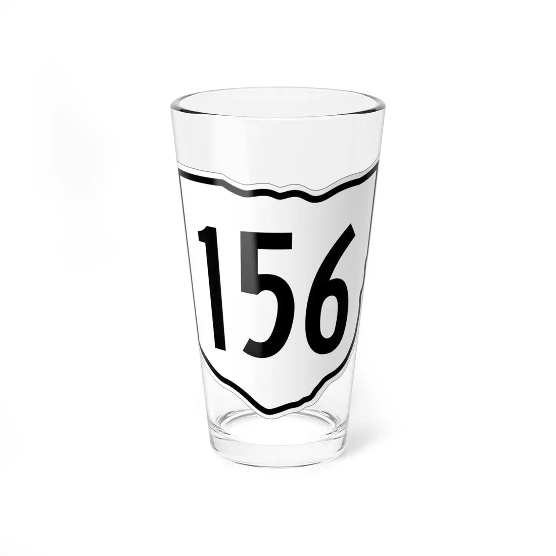 OH-156 1960 (Ohio) (Road Sign) Pint Glass 16oz 16oz - Go Mug Yourself