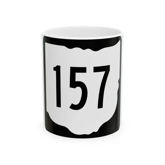 OH-157 1967 (Ohio) (Road Sign) White Coffee Mug 11oz - Go Mug Yourself