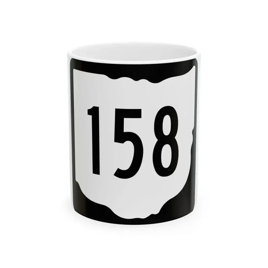 OH-158 1967 (Ohio) (Road Sign) White Coffee Mug 11oz - Go Mug Yourself