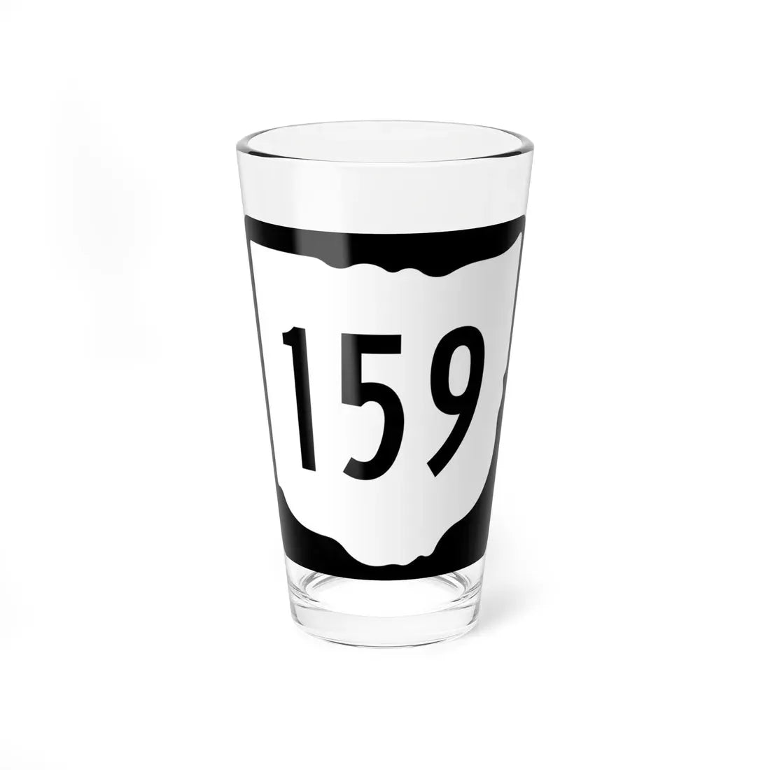 OH-159 1967 (Ohio) (Road Sign) Pint Glass 16oz 16oz - Go Mug Yourself