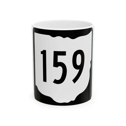 OH-159 1967 (Ohio) (Road Sign) White Coffee Mug 11oz - Go Mug Yourself