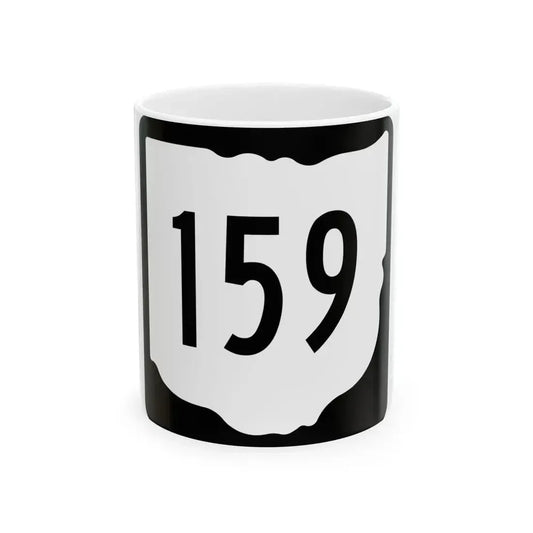 OH-159 1967 (Ohio) (Road Sign) White Coffee Mug 11oz - Go Mug Yourself
