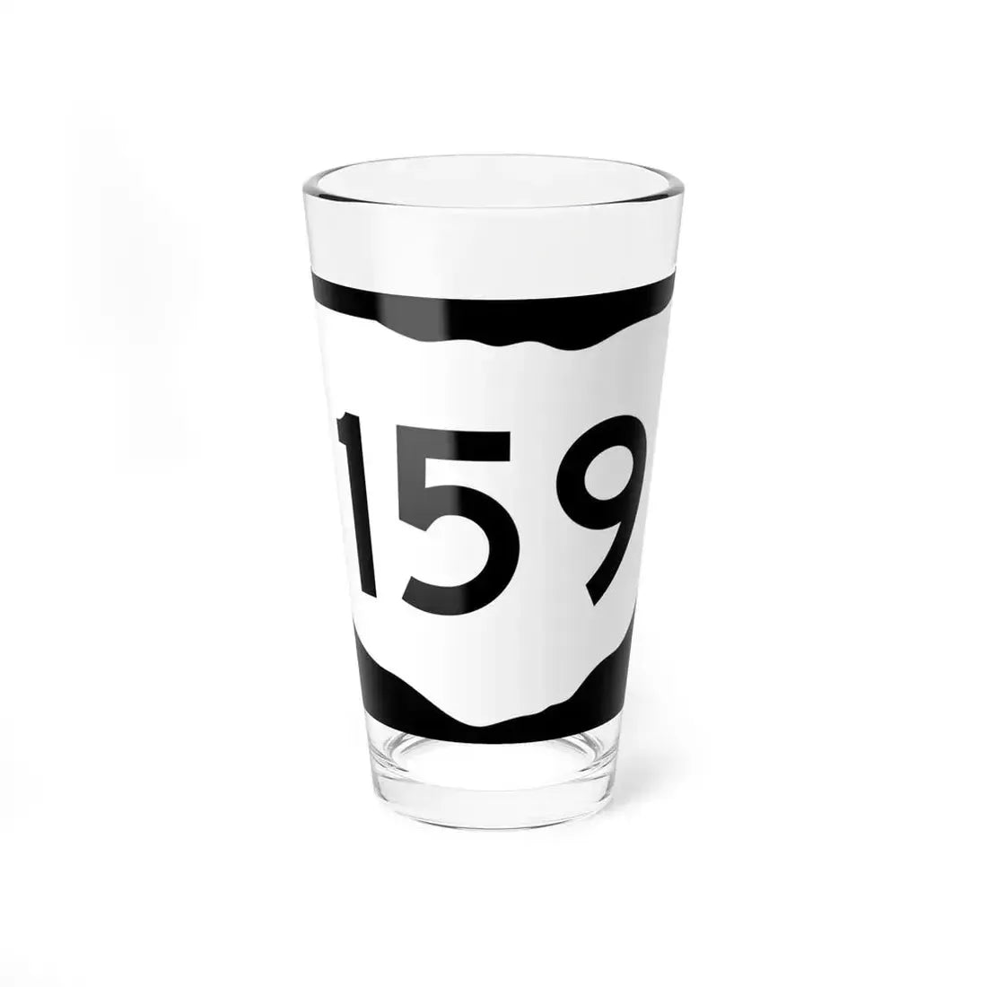 OH-159 (Ohio) (Road Sign) Pint Glass 16oz 16oz - Go Mug Yourself