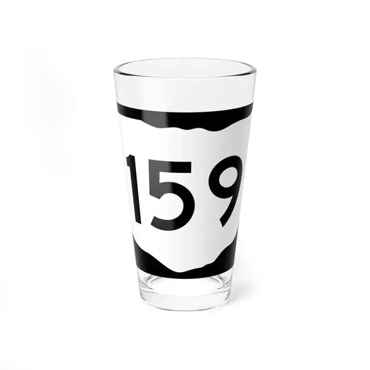 OH-159 (Ohio) (Road Sign) Pint Glass 16oz 16oz - Go Mug Yourself