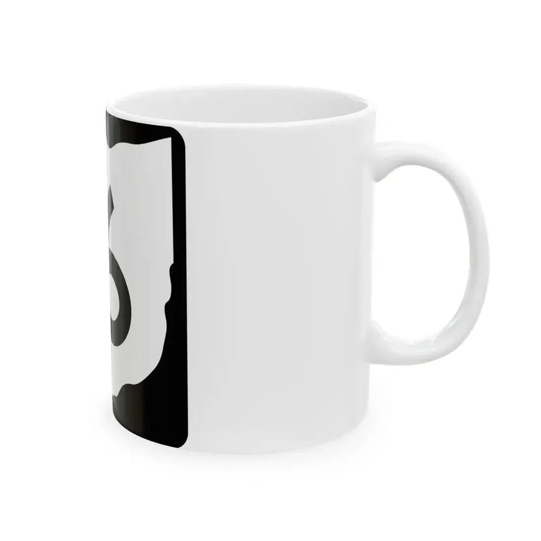 OH-16 (Ohio) (Road Sign) White Coffee Mug - Go Mug Yourself