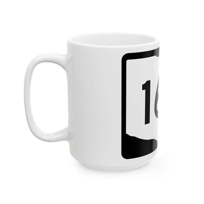 OH-160 (Ohio) (Road Sign) White Coffee Mug - Go Mug Yourself
