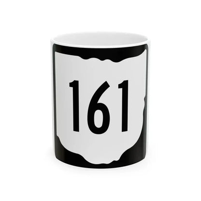 OH-161 1967 (Ohio) (Road Sign) White Coffee Mug 11oz - Go Mug Yourself