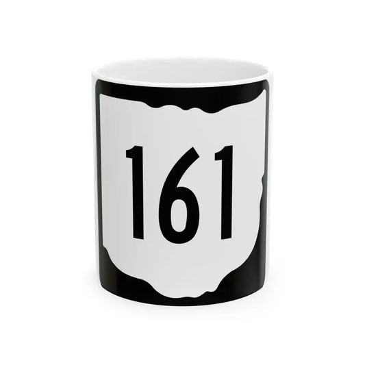 OH-161 1967 (Ohio) (Road Sign) White Coffee Mug 11oz - Go Mug Yourself