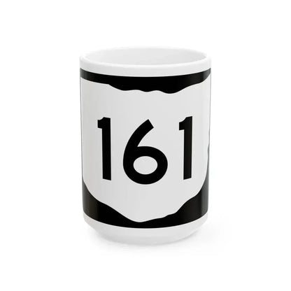 OH-161 (Ohio) (Road Sign) White Coffee Mug 15oz - Go Mug Yourself