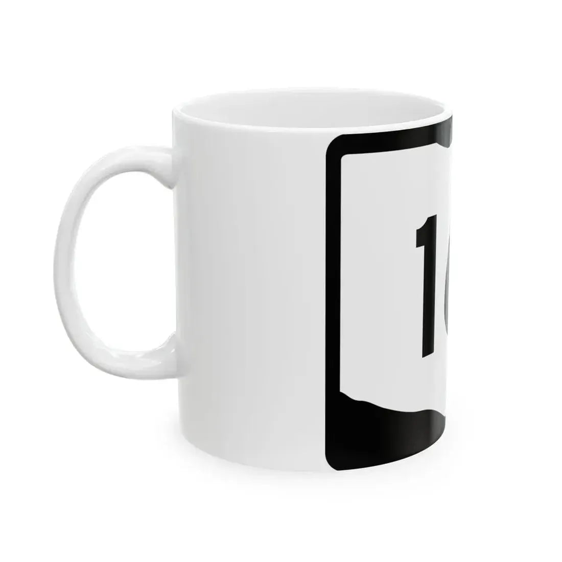 OH-161 (Ohio) (Road Sign) White Coffee Mug - Go Mug Yourself