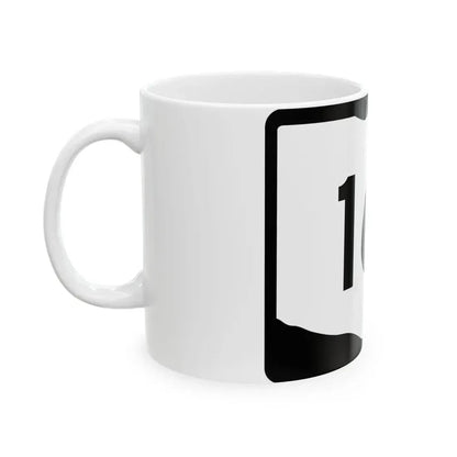 OH-161 (Ohio) (Road Sign) White Coffee Mug - Go Mug Yourself