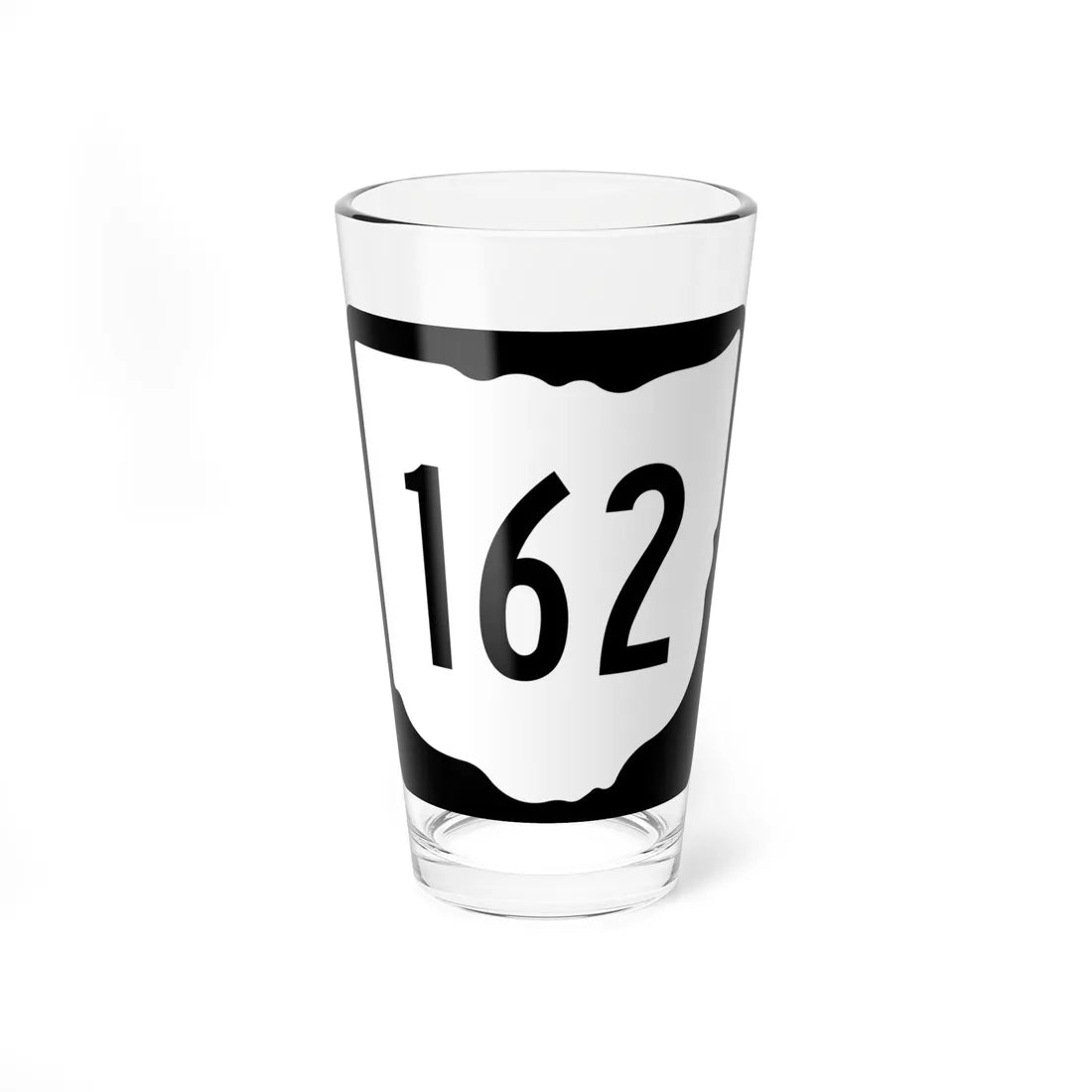 OH-162 1967 (Ohio) (Road Sign) Pint Glss 16oz 16oz - Go Mug Yourself