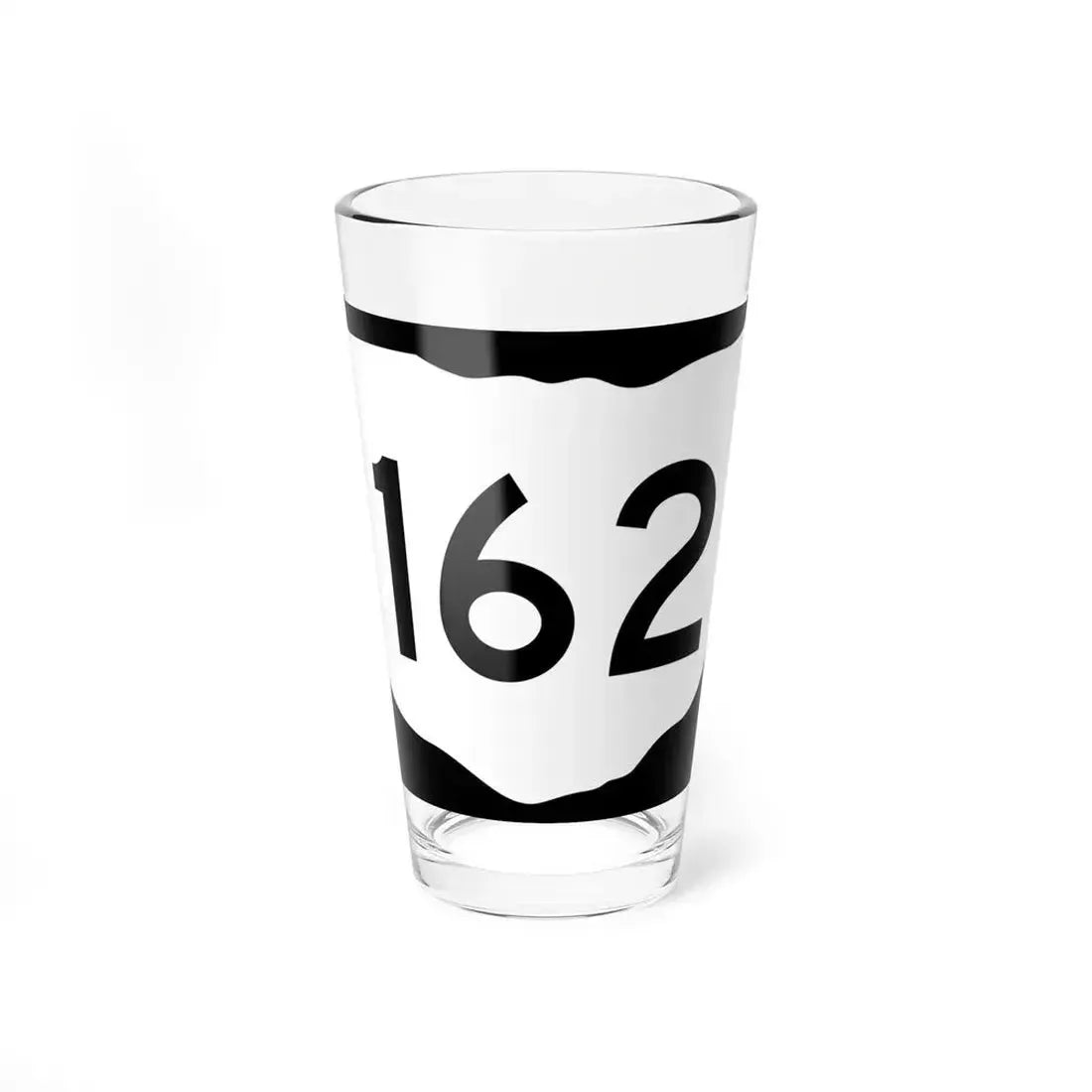 OH-162 (Ohio) (Road Sign) Pint Glass 16oz 16oz - Go Mug Yourself