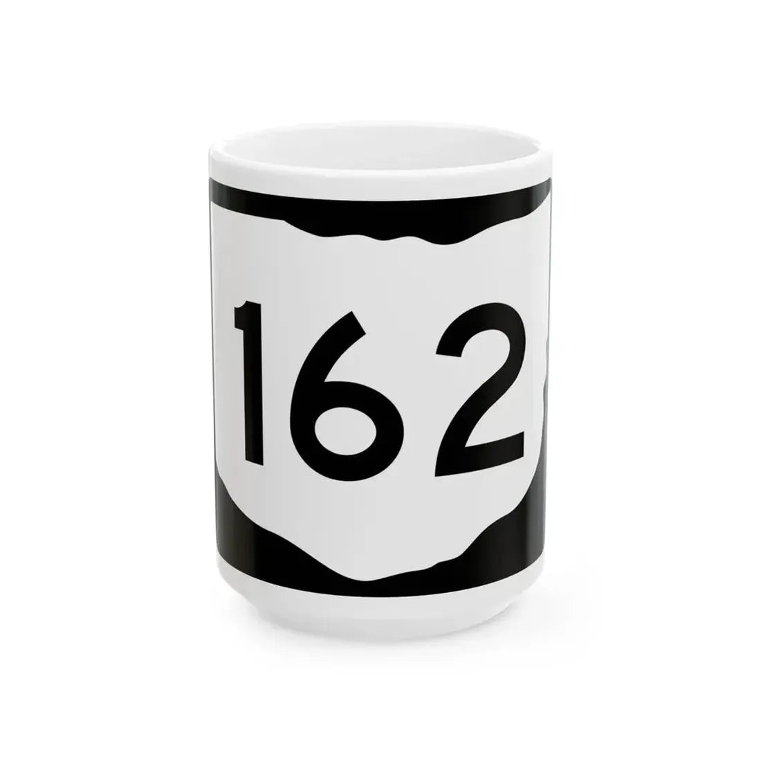OH-162 (Ohio) (Road Sign) White Coffee Mug 15oz - Go Mug Yourself