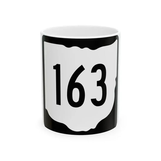 OH-163 1967 (Ohio) (Road Sign) White Coffee Mug 11oz - Go Mug Yourself