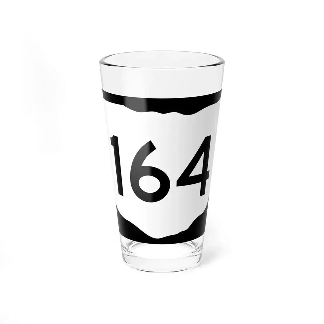 OH-164 (Ohio) (Road Sign) Pint Glass 16oz 16oz - Go Mug Yourself