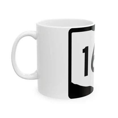OH-164 (Ohio) (Road Sign) White Coffee Mug - Go Mug Yourself