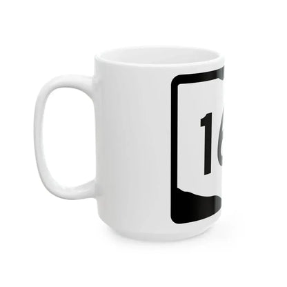 OH-164 (Ohio) (Road Sign) White Coffee Mug - Go Mug Yourself