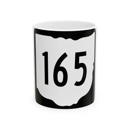 OH-165 1967 (Ohio) (Road Sign) White Coffee Mug 11oz - Go Mug Yourself