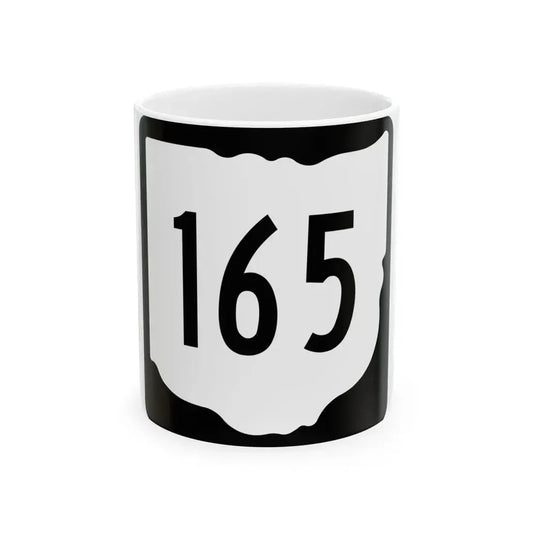 OH-165 1967 (Ohio) (Road Sign) White Coffee Mug 11oz - Go Mug Yourself