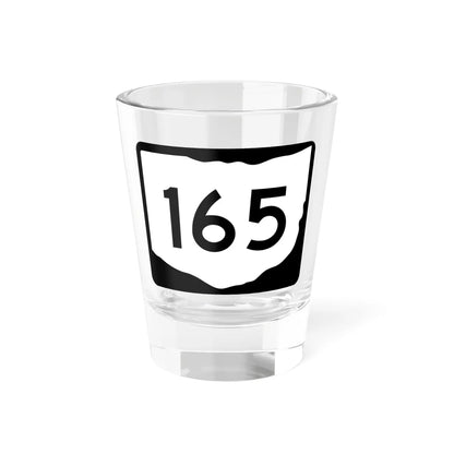 OH-165 (Ohio) (Road Sign) Shot Glass 1.5oz 1.5oz - Go Mug Yourself
