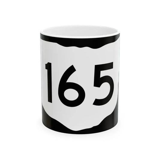 OH-165 (Ohio) (Road Sign) White Coffee Mug 11oz - Go Mug Yourself