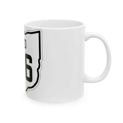OH-166 1927 (Ohio) (Road Sign) White Coffee Mug - Go Mug Yourself
