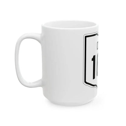 OH-166 1927 (Ohio) (Road Sign) White Coffee Mug - Go Mug Yourself
