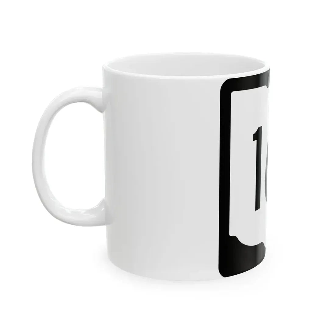 OH-166 1967 (Ohio) (Road Sign) White Coffee Mug - Go Mug Yourself
