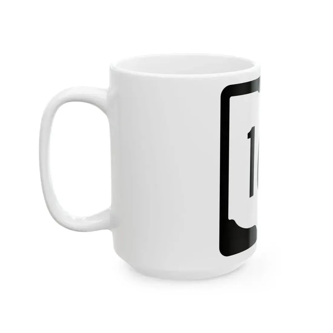 OH-166 1967 (Ohio) (Road Sign) White Coffee Mug - Go Mug Yourself