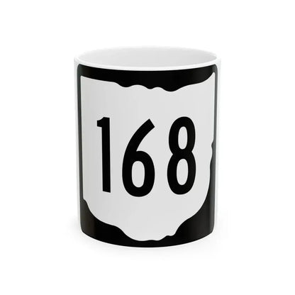 OH-168 1967 (Ohio) (Road Sign) White Coffee Mug 11oz - Go Mug Yourself