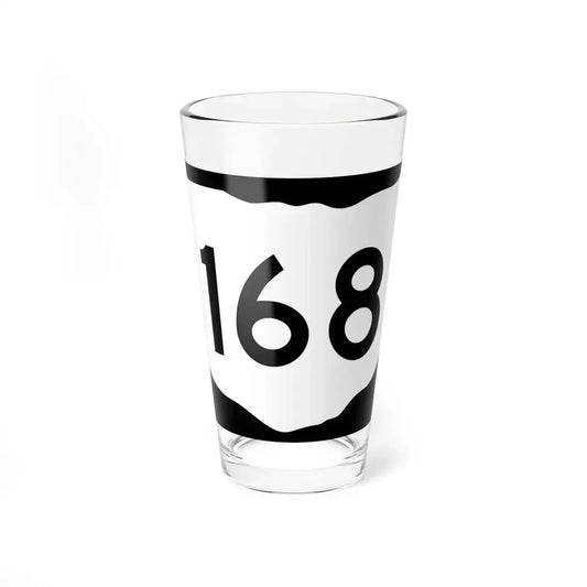 OH-168 (Ohio) (Road Sign) Pint Glass 16oz 16oz - Go Mug Yourself