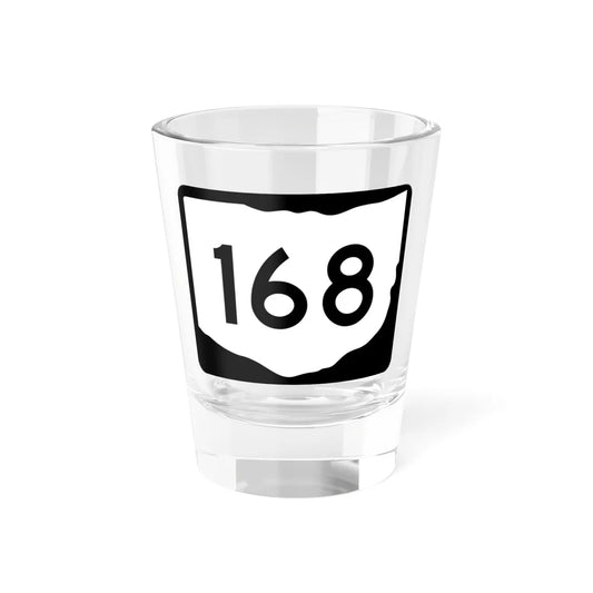OH-168 (Ohio) (Road Sign) Shot Glass 1.5oz 1.5oz - Go Mug Yourself