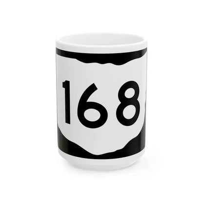 OH-168 (Ohio) (Road Sign) White Coffee Mug 15oz - Go Mug Yourself