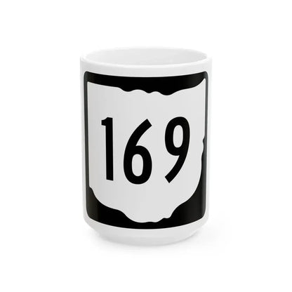 OH-169 1967 (Ohio) (Road Sign) White Coffee Mug 15oz - Go Mug Yourself