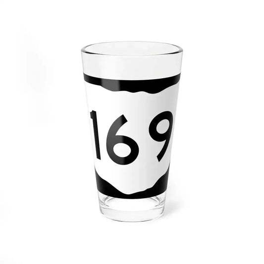 OH-169 (Ohio) (Road Sign) Pint Glass 16oz 16oz - Go Mug Yourself