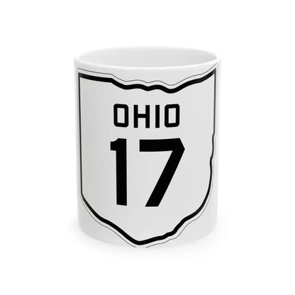 OH-17 1927 (Ohio) (Road Sign) White Coffee Mug 11oz - Go Mug Yourself