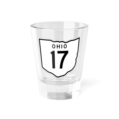 OH-17 1948 (Ohio) (Road Sign) Shot Glass 1.5oz 1.5oz - Go Mug Yourself