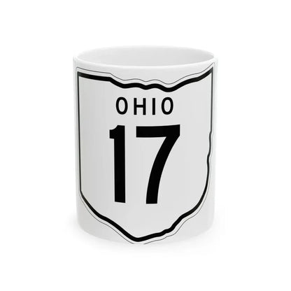 OH-17 1948 (Ohio) (Road Sign) White Coffee Mug 11oz - Go Mug Yourself
