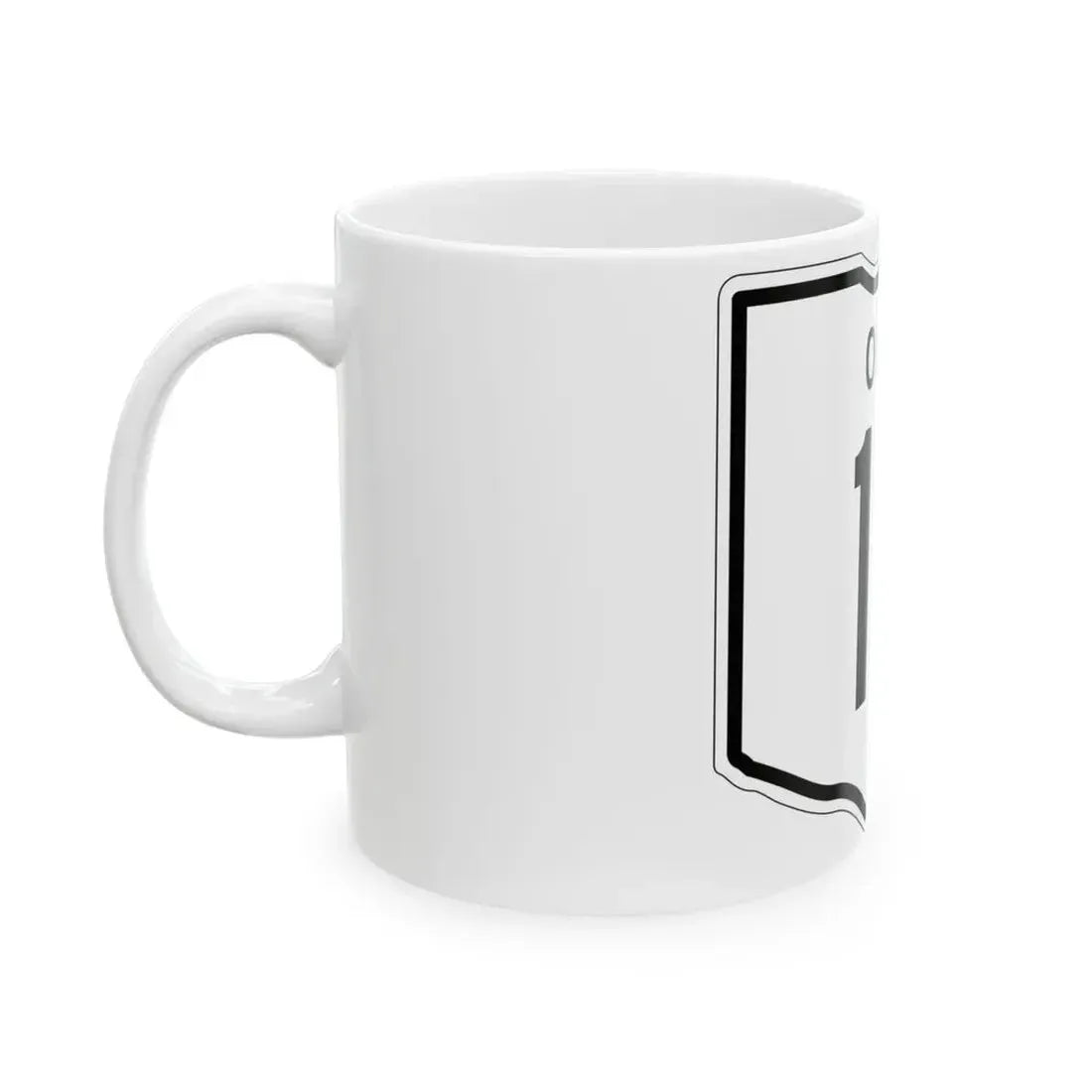OH-17 1948 (Ohio) (Road Sign) White Coffee Mug - Go Mug Yourself