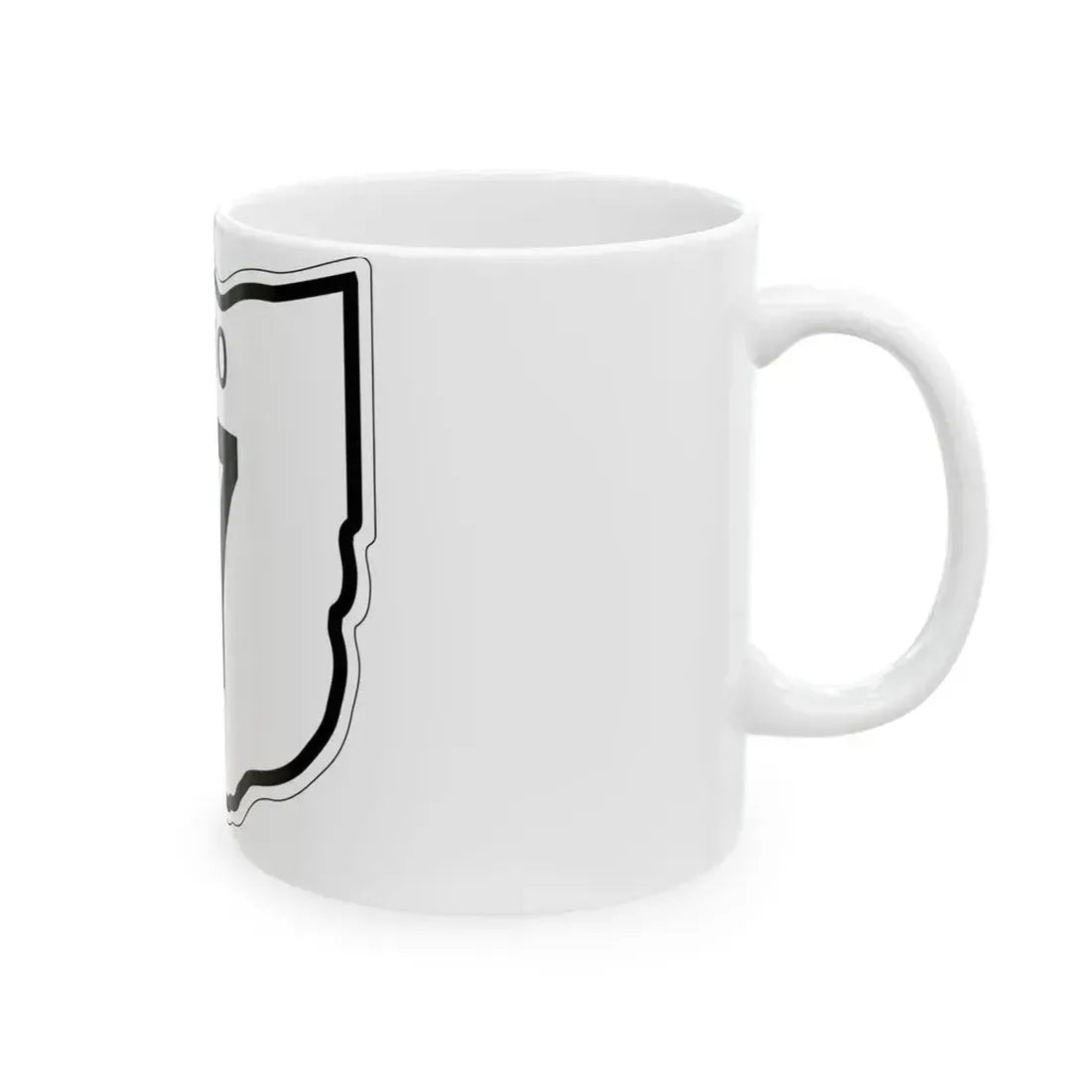 OH-17 1948 (Ohio) (Road Sign) White Coffee Mug - Go Mug Yourself