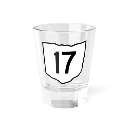 OH-17 1960 (Ohio) (Road Sign) Shot Glass 1.5oz 1.5oz - Go Mug Yourself