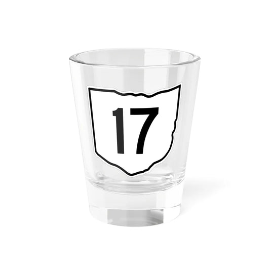 OH-17 1960 (Ohio) (Road Sign) Shot Glass 1.5oz 1.5oz - Go Mug Yourself