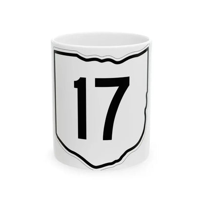 OH-17 1960 (Ohio) (Road Sign) White Coffee Mug 11oz - Go Mug Yourself