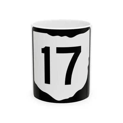 OH-17 (Ohio) (Road Sign) White Coffee Mug 11oz - Go Mug Yourself