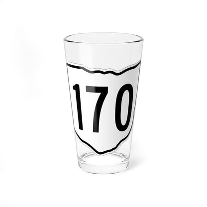 OH-170 1960 (Ohio) (Road Sign) Pint Glss 16oz 16oz - Go Mug Yourself