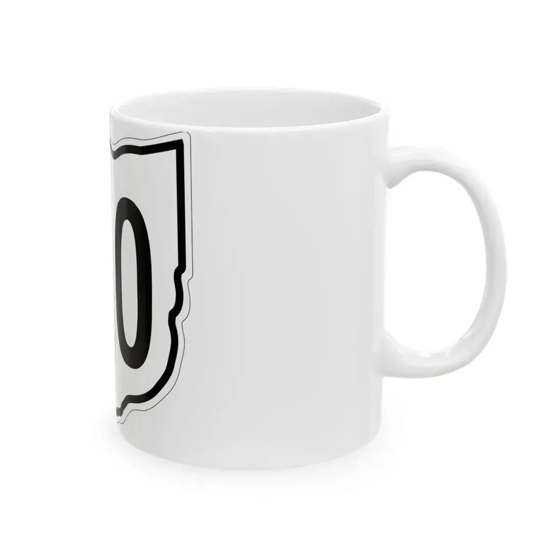 OH-170 1960 (Ohio) (Road Sign) White Coffee Mug - Go Mug Yourself