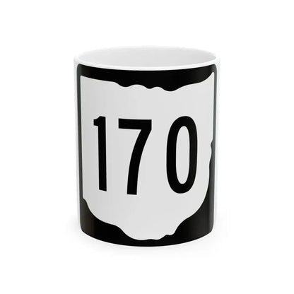 OH-170 1967 (Ohio) (Road Sign) White Coffee Mug 11oz - Go Mug Yourself