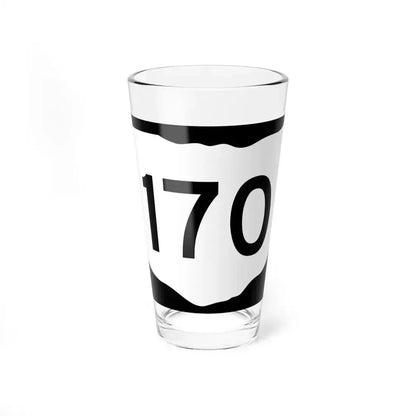 OH-170 (Ohio) (Road Sign) Pint Glass 16oz 16oz - Go Mug Yourself
