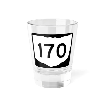 OH-170 (Ohio) (Road Sign) Shot Glass 1.5oz 1.5oz - Go Mug Yourself